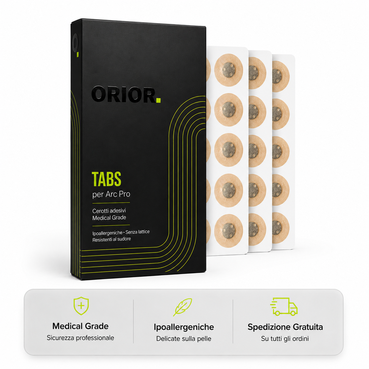 Tabs nasali Orior – ricariche per Arc Pro, confezione 30 tabs monouso