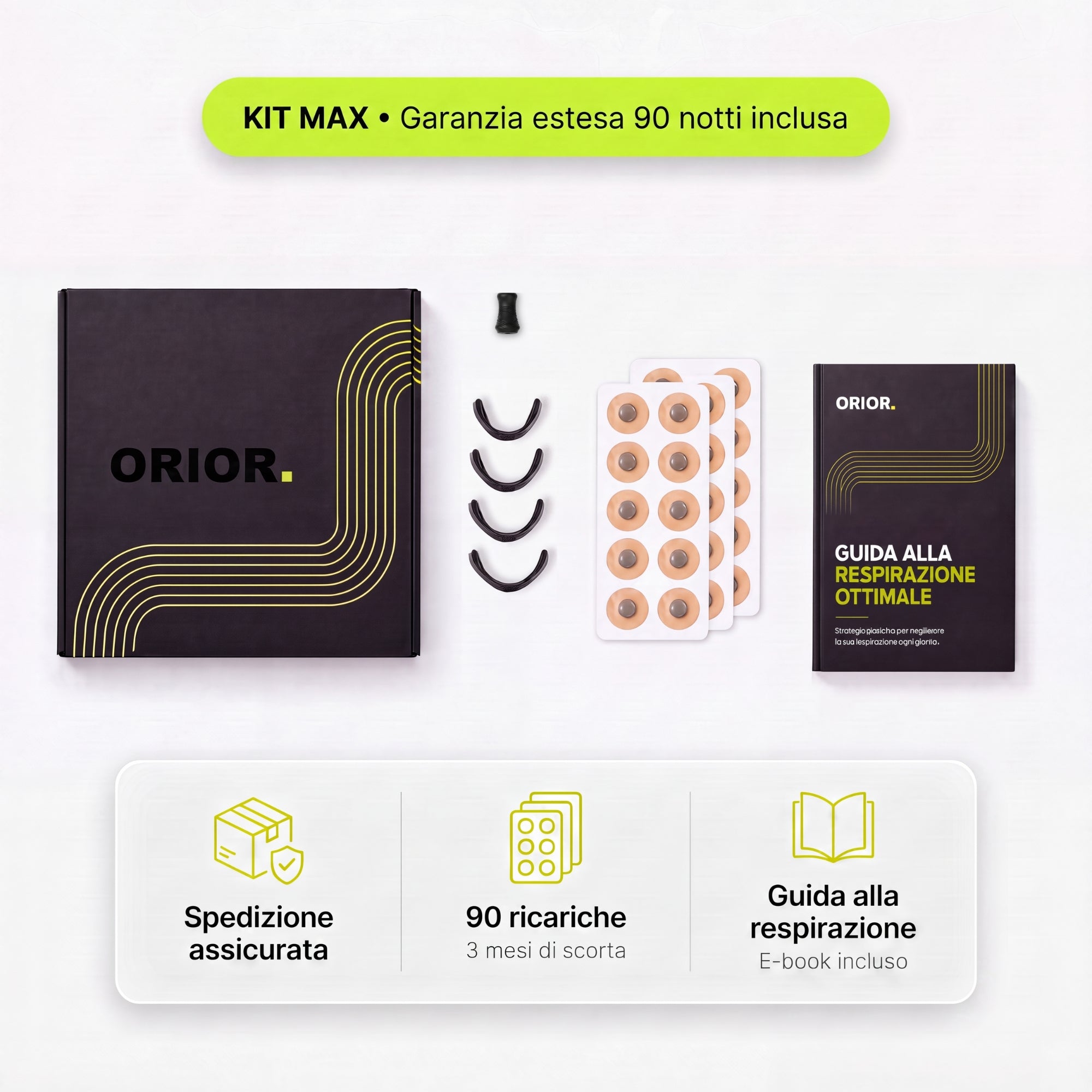 Arc Pro Orior Max Bundle – arco nasale magnetico e tabs ricariche 3 mesi